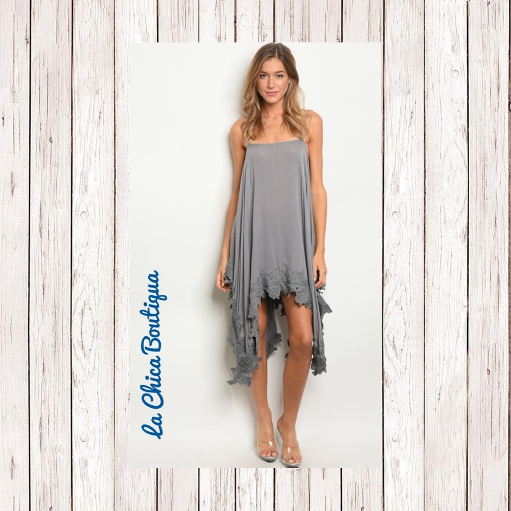 Lace Asymetrical Dress